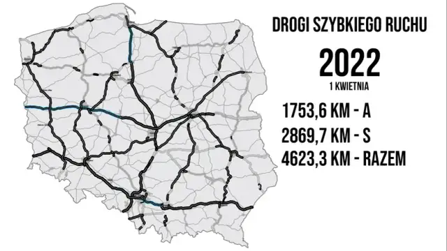 Ile kilometrów mają polskie autostrady? Zobacz, jak się zmieniają!