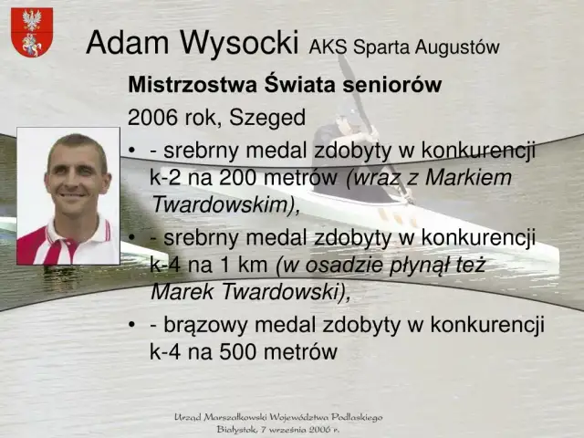 Adam Wysocki: Partner Marka Twardowskiego i jego sukcesy
