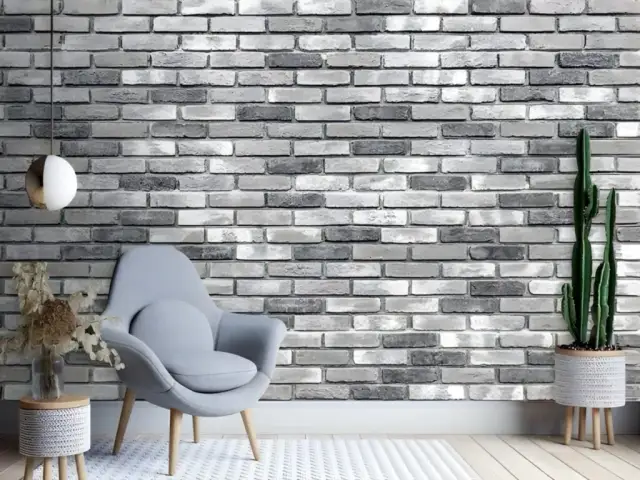 Tapeta jak cegła: Stwórz loft w domu! Poradnik, ceny, inspiracje