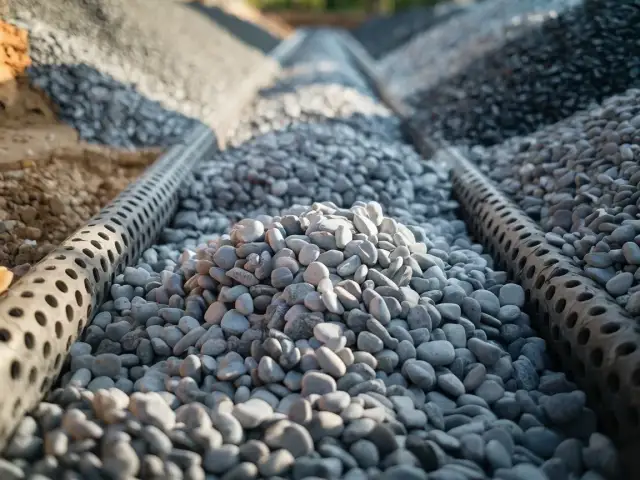 Jakie kruszywo do drenażu wybrać, aby uniknąć problemów z wodą?