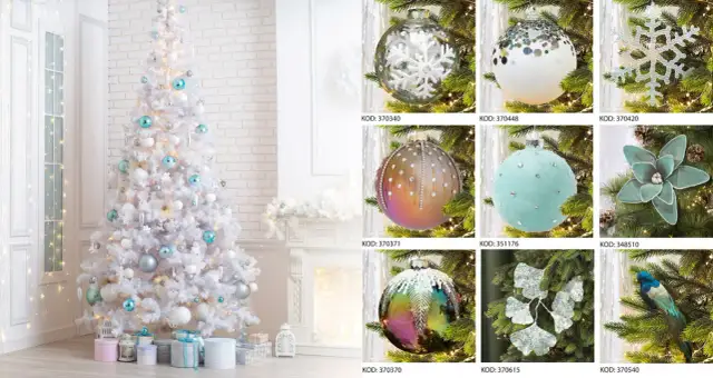 Biała choinka: jakie ozdoby? Inspiracje i 3 proste kroki