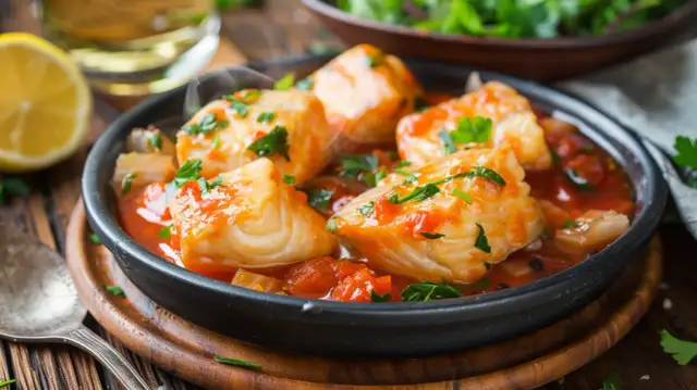 Ryba po chojnicku lub hiszpańsku - sprawdzony przepis krok po kroku