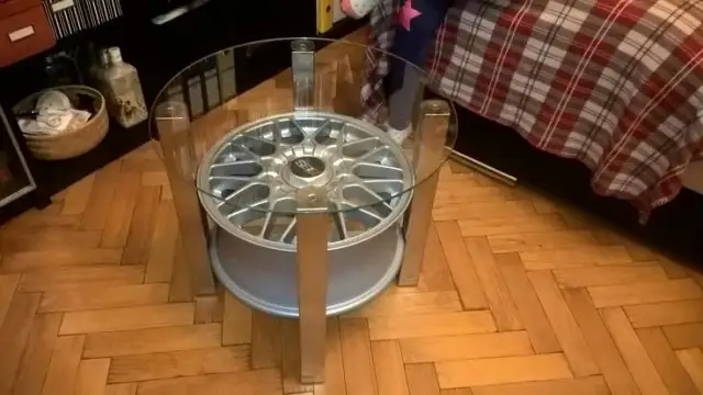 Jak zrobić stolik z felgi - łatwy sposób na unikalny mebel DIY