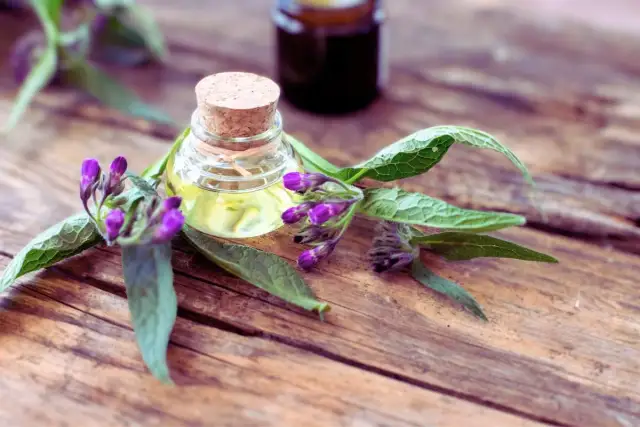 Olej żywokostowy z gojnikiem na regenerację. Naturalny eliksir na bóle i urazy.