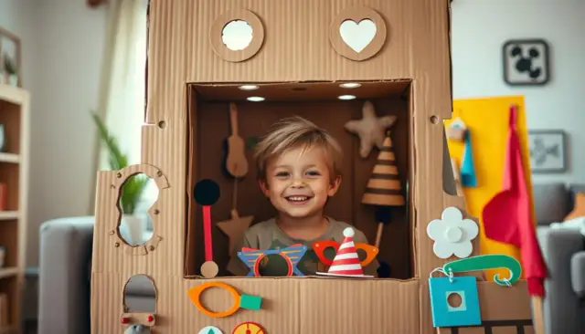 Fotobudka z kartonu: Jak zrobić krok po kroku? DIY