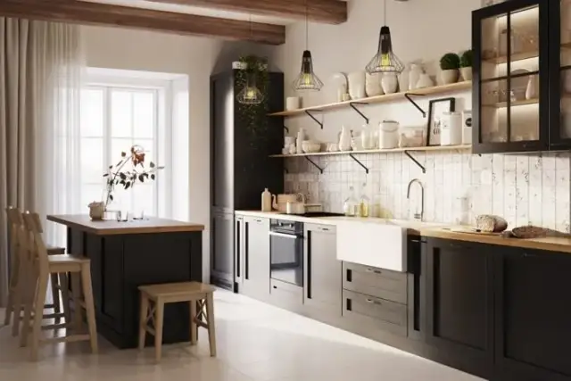Płytki w kuchni: 60 cm czy do sufitu? Wybierz idealną wysokość.
