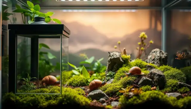 Jak stworzyć idealne terrarium dla ślimaka afrykańskiego? Przewodnik