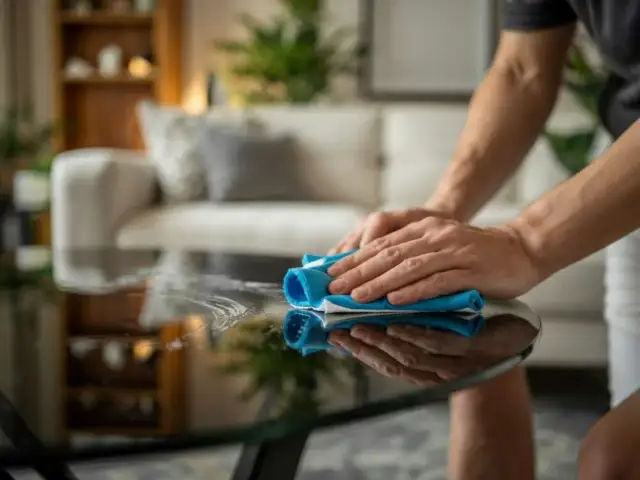 Jak usunąć rysy ze szklanego stołu? Domowe i profesjonalne metody