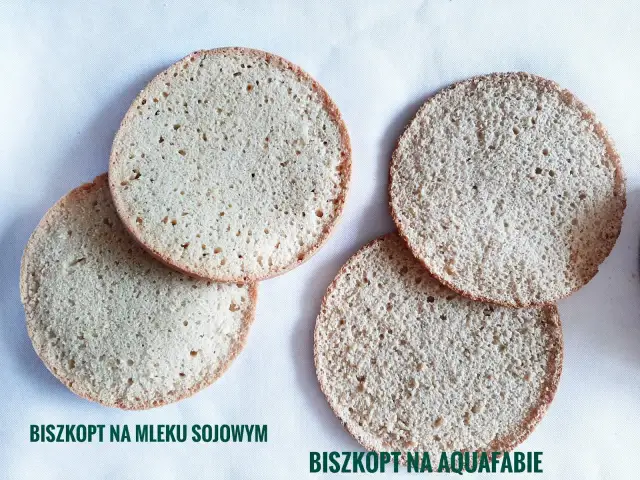 Wegański biszkopt bez jajek, octu i sody: odkryj sekret aquafaby!