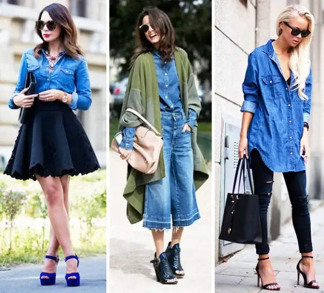 Koszula jeansowa i spodnie: 7 sposobów na modne stylizacje!