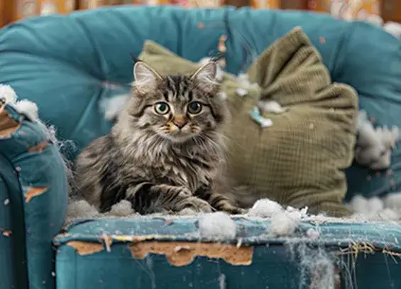 Jak zabezpieczyć kanapę przed kotem i uniknąć zniszczeń?