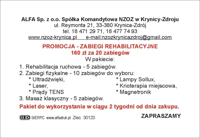 Rehabilitacja kręgosłupa: Cennik, NFZ, jak uniknąć ukrytych kosztów?