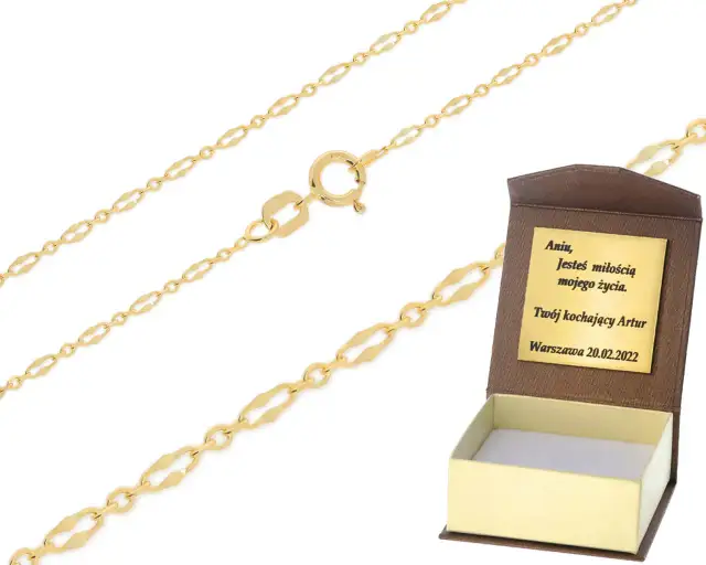 Ile waży złoty łańcuszek próby 585? Zaskakujące różnice w wadze