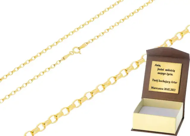 Ile kosztuje złoty łańcuszek próby 585? Sprawdź ceny i modele