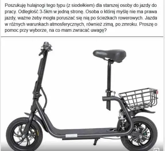 Hulajnoga elektryczna z siodełkiem – Jakie modele warto rozważyć?