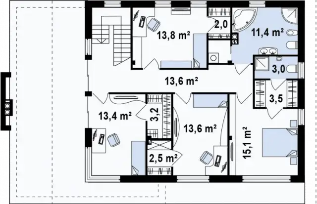 Projekt domu rysunek - Rzuty i planowanie