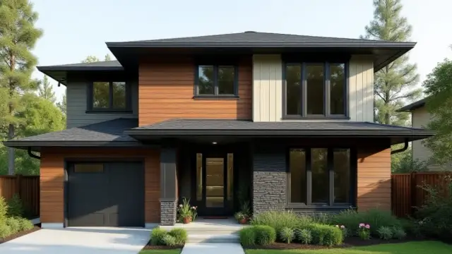 Jaki kolor elewacji do antracytowego dachu, aby uniknąć błędów w stylu?