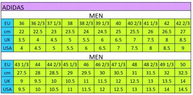 Adidas 38 2/3 ile cm - poznaj dokładny rozmiar, uniknij błędów przy zakupie