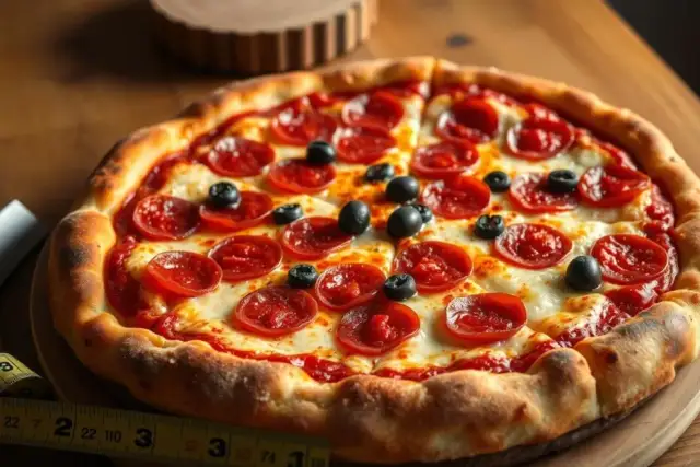 Pizza 32 cm: Ile waży? Waga, kalorie i świadomy wybór