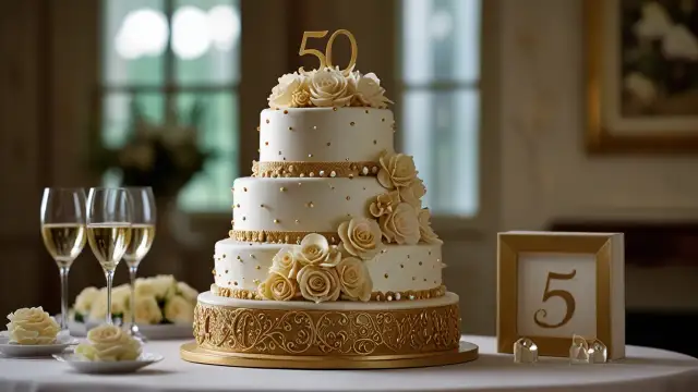Poradnik jak udekorować tort na 50. urodziny: Pomysły na elegancką dekorację
