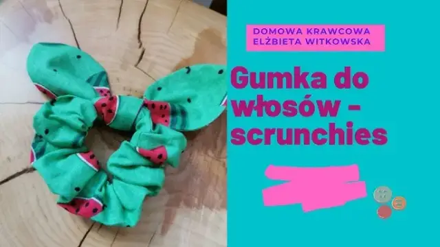 Uszyj gumkę scrunchie krok po kroku! Łatwy poradnik DIY.