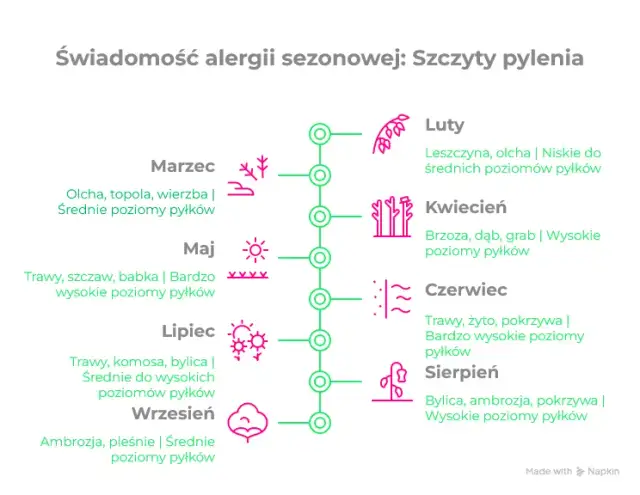Alergia na pyłki drzew: Jak przetrwać wiosnę bez kataru?