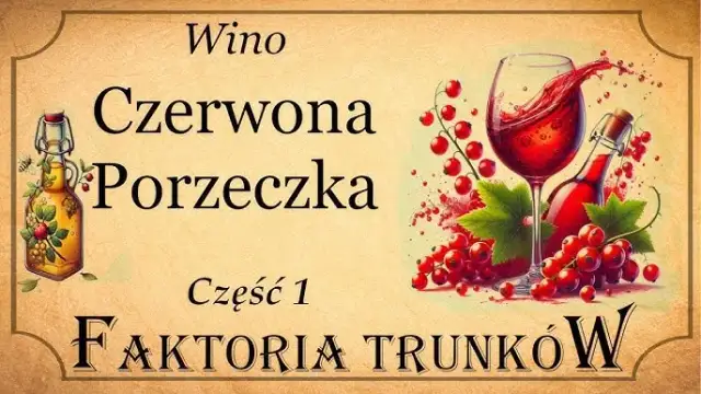 Jak zrobić wino z czerwonej porzeczki – prosta receptura krok po kroku