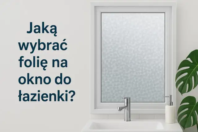 Jaką folię na okno do łazienki wybrać, aby zapewnić prywatność?