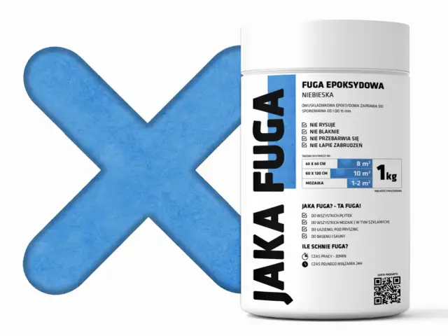 Jaka fuga do niebieskich płytek, aby uniknąć nieestetycznych plam?