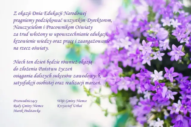 Wiersze na Dzień Edukacji Narodowej - wyraź wdzięczność nauczycielom