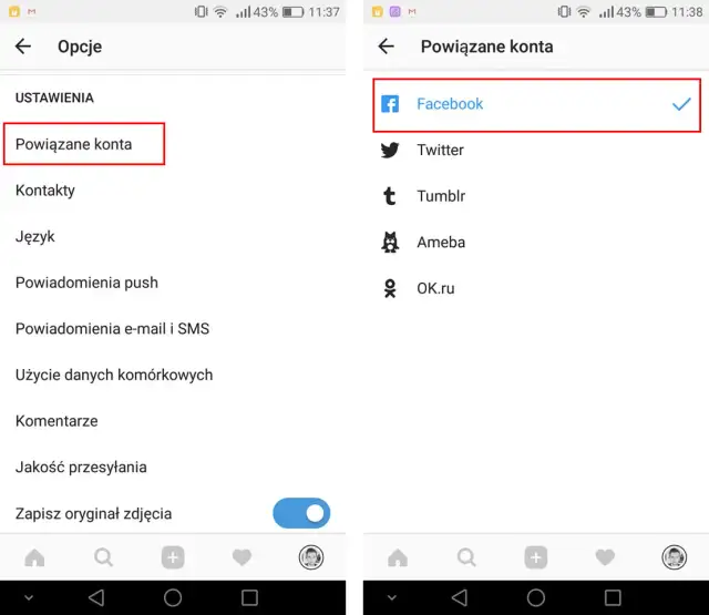 Jak usunąć Instagram z Facebooka i uniknąć niechcianych powiązań