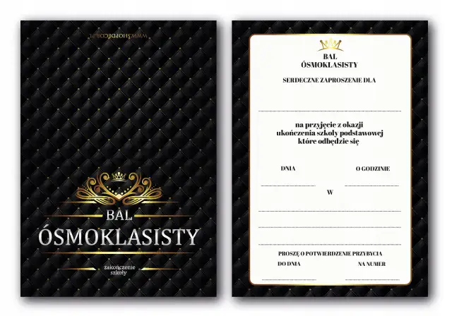 Zaproszenie na komers ósmoklasisty: 5 kluczy do idealnego tekstu