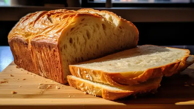 Pyszny domowy chleb z chrupiącą skórką