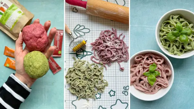 Jak zrobić kolorowy makaron? Szpinak i burak krok po kroku