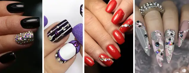 Jak przykleić diamenciki na paznokcie, aby nie straciły blasku?