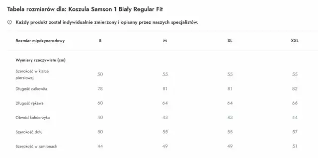 Koszula rozmiar 39: M czy S? Dobierz idealny krój i wymiary