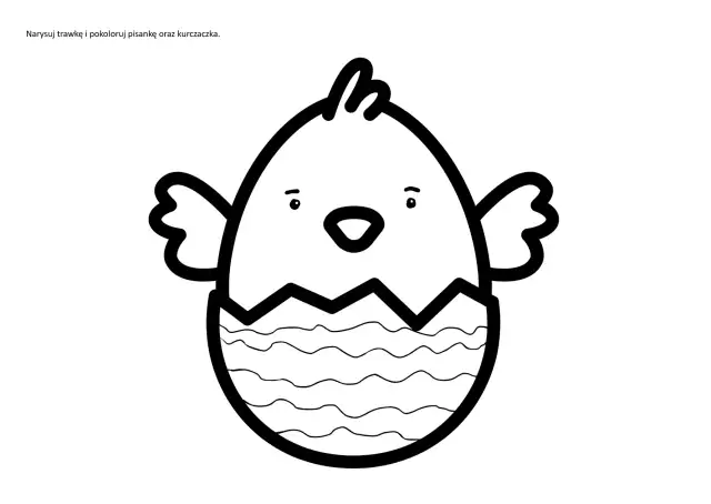 Jak narysować kurczaka w jajku - proste kroki do udanego rysunku