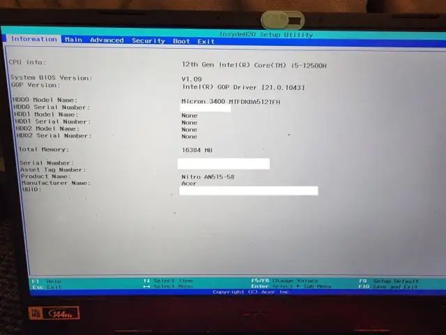 Acer Nitro 5 jak zainstalować system - uniknij problemów z NVMe i BIOS-em