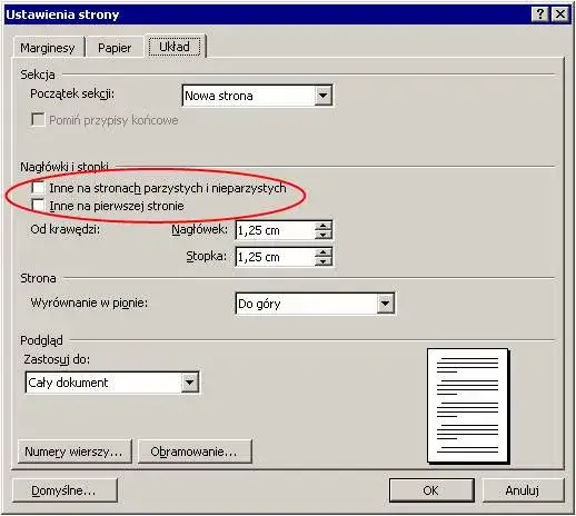 Jak skopiować całą stronę w Wordzie bez straty nagłówków i stopek