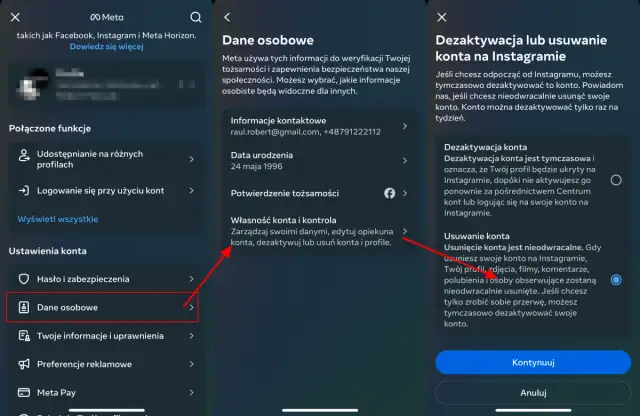 Jak usunąć konto na Instagramie i uniknąć nieprzyjemności