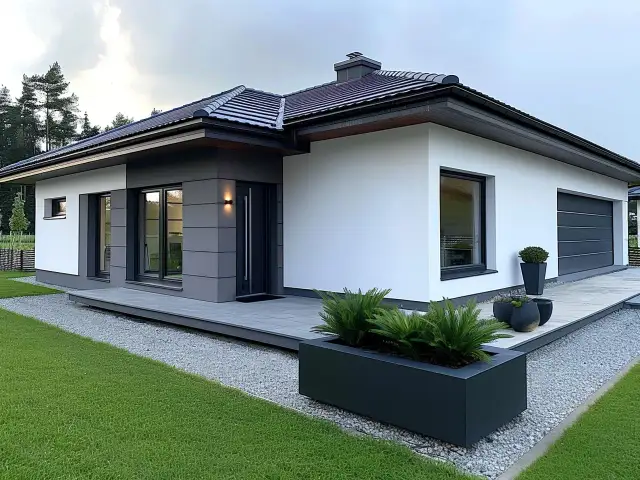 Elewacja do grafitowego dachu: Klasyka czy odważny trend?