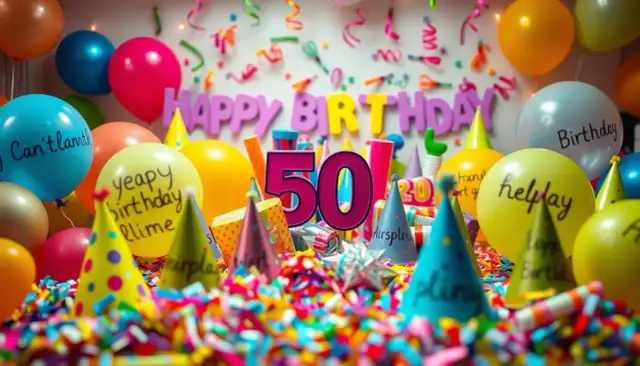 Śmieszne życzenia na 50 urodziny dla koleżanki: TOP teksty