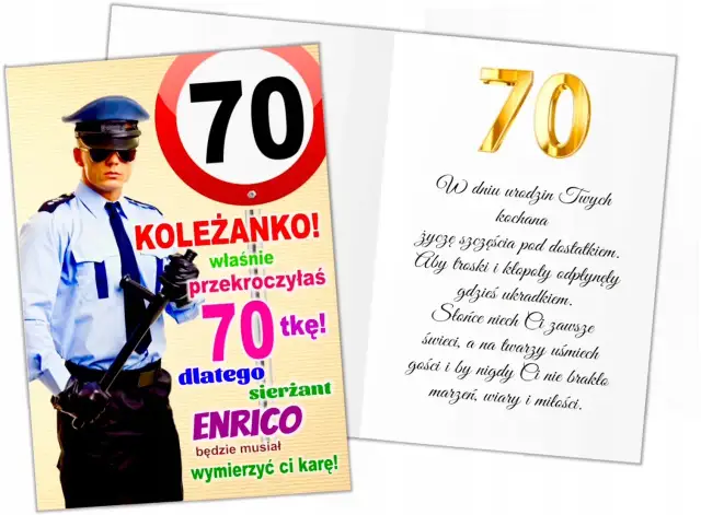 Życzenia na 70. urodziny: Wzruszające, zabawne, dla każdego!