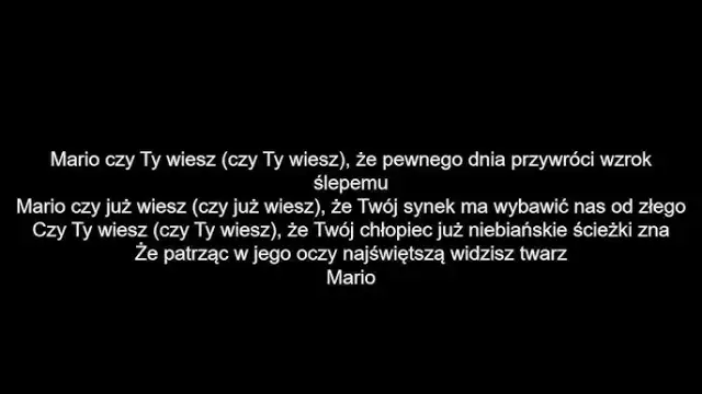 Maryjo, czy Ty wiesz? Tekst, historia i wykonania pieśni