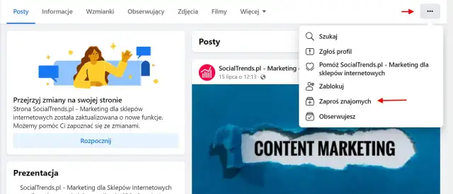 Jak zaprosić do polubienia strony i zwiększyć jej zasięg na Facebooku
