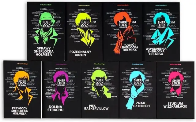 Wszystkie książki o Sherlocku Holmesie - kompletna lista w kolejności czytania