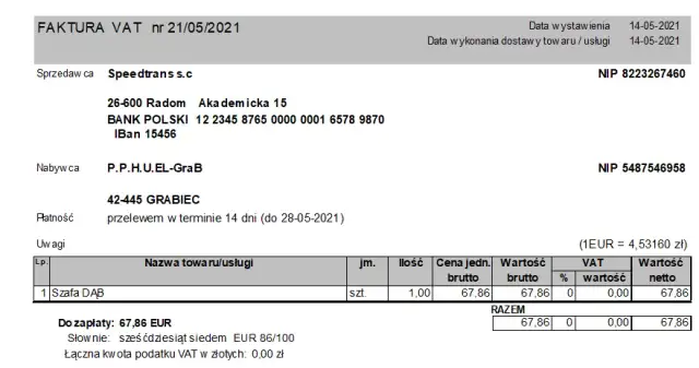 Faktura w euro dla polskiego kontrahenta: Jak wystawić?