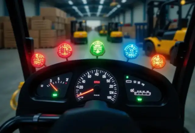 Kontrolki w wózku widłowym Toyota: Znaczenie i interpretacja