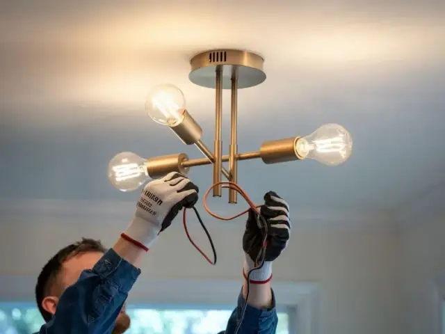 Jak podłączyć żyrandol na 4 żarówki z 3 kablami bez problemów
