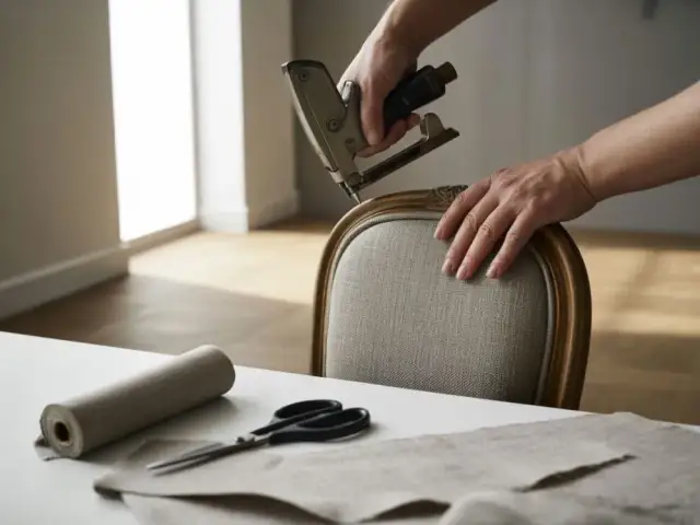 Jak wymienić tapicerkę oparcia krzesła? Przewodnik DIY